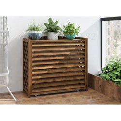 Cache clim en bois 2