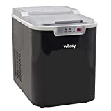 Wëasy Machine à glaçons KW12, 12kg en 24h, 1 taille de glaçons Automatique, Electrique, Compact, Portable sans installation, Silencieuse 2,2L, cube de glace rapide prêt en 12min, à poser sur comptoir