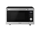 Panasonic NN-C69KSMEPG Four à micro-ondes combiné ventilé 1000 W sur 5 niveaux, 30 l, grill 1000 W Quartz sur 2 niveaux, 30 programmes automatiques, programme Junior Menu, design inox et noir