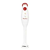 Moulinex DD100141 Mixeur Plongeant Turbomix Plus Blanc/Rouge