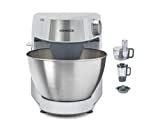 Kenwood Prospero+ KHC29.HOWH Robot de cuisine 4,3 L Bol en acier inoxydable 1000 W avec set de 3 pièces, hachoir, mélangeur acrylique, presse-agrumes et protection anti-éclaboussures Blanc