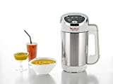 Moulinex Easy Soup Blender Chauffant, Robot cuiseur, Double Paroi, Capacité 1,2 L, Soupe, Velouté, Compote, Smoothies, Maintien au Chaud, 1000 W, 5 Programmes Automatiques LM841110