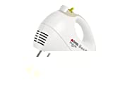 Seb HT410121 Batteur à Main Électrique Prepline Mixeur 2 Fouets Pétrin 5 Vitesses Fonction Turbo 450W Blancs en Neige Crème Fouettée Gâteau Pâte à Pain Pizza Blanc
