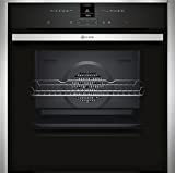 Four encastrable pyrolyse Neff B57CR22N0 - Four multifonction Chaleur tournante ou pulsée / 71 litres / Classe A+ / Inox / Porte froide (4 vitres)