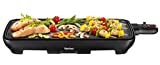 Tefal CB501812 Plancha Malaga Plaque Anti-Adhésive XL 6 à 8 Personnes Cuisson sans Ajout de Matière Grasse Tous Types d'Aliments 2000W Noir