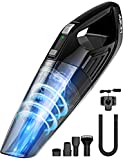 Holife Aspirateur a Main Sans Fil, Aspirateur Portable 3 en 1, Aspirateur Puissant avec 7 Accessoires, Aspirateur a Main Léger (Chargeur Mural, Sec/Humide, Charge 3-4 Hrs) pour Maison/Voiture