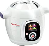 Moulinex Cookeo Multicuiseur Intelligent 100 Recettes Préprogrammées 6 L Jusqu'à 6 personnes 6 Modes de Cuisson, Guide Pas à Pas Facile et Rapide 1200W Blanc CE704110