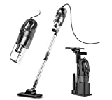 oneday Aspirateur Balai Sans Sac Verticale, 6 en 1 Aspirateur à Main Filtre HEPA 10 m de Câble,15Kpa Électriques Aspirateur avec socle pour Maison, Cuisine, Tapis, Poils, Voiture