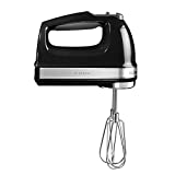 KitchenAid 5KHM9212EOB 5KHM9212 Mixeur, 85 W, Noir/Argenté