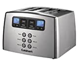 Cuisinart CPT440E Toaster motorisé 4 tranches, Acier brossé