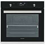 Four encastrable pyrolyse Sharp K71V28BM2 - Four pyrolyse Noir et Inox - multifonction - Chaleur tournante ou pulsée - 78 litres - Porte froide (4 vitres) - Classe énergétique A