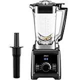 Blender Decen Smoothie Blender 2000W 35000RPM Blender Professionnel, Mixeur Multifonction 2L Jarre Tritan Sans BPA, 6 Lames Recouvertes de Titane, ¨¦clairage LED, Noir