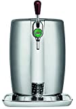 Krups BeerTender Silver et chrome, Machine à bière, Pression pour la maison, Tireuse à bière, Pompe à bière, Coffret 2 verres YY2931FD