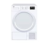 Beko DS7433PA0W Sèche Linge Condensation 7 kilograms Départ Différé, sonde électronique, Affichage du Temps Restant, Affichage Par LED, Programme Délicat, Programme Rapide, Cycle Fraicheur, Voyant Entretien Filtre, Voyant Réservoir Plein, Ecran Classe: A++