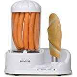 Sencor SHM 4210 Machine à hot-dog avec accessoire pour cuire les œufs - 350W - Pour la cuisson de 1 à 6 saucisses à hot-dog Blanc