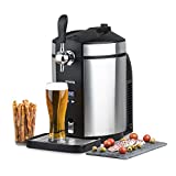 H.Koenig Tireuse à Bière BW1880 compatible avec les Fûts Universels non Pressurisés de 5L Inox, Machine, Pompe, Pression domestique, Professionnelle, Universelle, Refroidissement intégré 2 à 12 °C