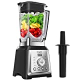 Blender Smoothie 2000W Professionnel, homgeek Mixeur Puissant Multifonction avec 8 Lames en Acier, 8 Vitesses Réglables, 4 Programmes Prédéfinis et 2L Jarre Tritan, 30,000 U/Min, sans BPA