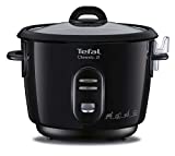 Tefal Classic 2 Cuiseur A Riz 3L Cuve Anti-Adhesive Arrêt Automatique Maintien Au Chaud Panier Vapeur Noir Metalise RK102811