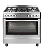 Piano de cuisson Beko GM15121DX - Acier inox - Classe énergétique B / Plaque Gaz / Four Electrique Multifonction - Catalyse