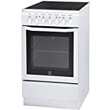 Indesit I5VMC1A(W) FR Autonome A Blanc four et cuisinière - Fours et cuisinières (Cuisinière, Blanc, Rotatif, Devant, Electrique, 57 L)