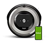iRobot Roomba e5154, aspirateur robot, idéal pour les animaux, 2 brosses anti-emmêlement en caoutchouc, forte puissance d'aspiration, aspire les poils d'animaux sans rester emmêlé dans les tapis