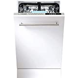 Lave vaisselle encastrable 45 cm Sharp QWS32I472X - Lave vaisselle tout integrable - Classe énergétique A++ / Affichage temps restant - Départ différé