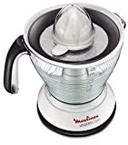 MOULINEX PRESSE AGRUMES ELECTRIQUE VITAPRESS 25W Jus Vitamine C Orange Citron Pamplemousse Capacité 1L Sélecteur de Pulpe Blanc et Gris Foncé PC302B10