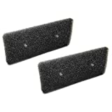 Lot de 2 filtres en mousse pour sèche-linge avec pompe à chaleur en forme de canard pour Samsung DC62-00376A DC6200376A DV-F500E DV-F500A DV80H8100HWEU DV80H8100HWEN DV80H8100HWEG